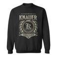 Das Ist Ein Knauer Ding Knauer Name Sweatshirt