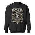 Das Ist Ein Kolb Ding Kolb Name Sweatshirt