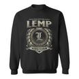 Das Ist Ein Lemp Ding Lemp Name Sweatshirt