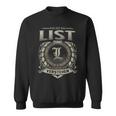 Das Ist Ein List Ding List Name Sweatshirt