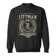 Das Ist Ein Littman Ding Littman Name Sweatshirt