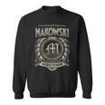 Das Ist Ein Makowski Ding Makowski Name Sweatshirt