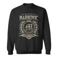 Das Ist Ein Markovic Ding Markovic Name Sweatshirt