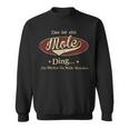 Das Ist Ein Mole Ding Das Würdest Du Nicht Verstehen Mole Name Sweatshirt