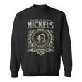 Das Ist Ein Nickels Ding Nickels Name Sweatshirt