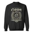 Das Ist Ein Ohm Ding Ohm Name Sweatshirt