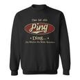 Das Ist Ein Ping Ding Das Würdest Du Nicht Verstehen Ping Name Sweatshirt