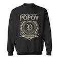 Das Ist Ein Popov Ding Popov Name Sweatshirt