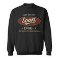 Das Ist Ein Soon Ding Das Würdest Du Nicht Verstehen Soon Name Sweatshirt