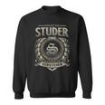 Das Ist Ein Studer Ding Studer Name Sweatshirt