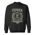 Das Ist Ein Tepper Ding Tepper Name Sweatshirt