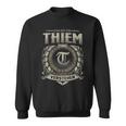 Das Ist Ein Thiem Ding Thiem Name Sweatshirt