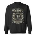 Das Ist Ein Vollmer Ding Vollmer Name Sweatshirt