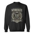 Das Ist Ein Weinberger Ding Weinberger Name Sweatshirt