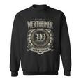 Das Ist Ein Wertheimer Ding Wertheimer Name Sweatshirt