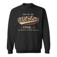 Das Ist Ein Wetzler Ding Das Würdest Du Nicht Verstehen Wetzler Name Sweatshirt