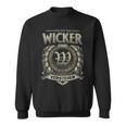 Das Ist Ein Wicker Ding Wicker Name Sweatshirt