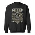 Das Ist Ein Wiebe Ding Wiebe Name Sweatshirt