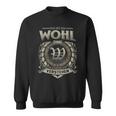 Das Ist Ein Wohl Ding Wohl Name Sweatshirt