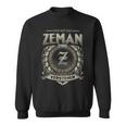 Das Ist Ein Zeman Ding Zeman Name Sweatshirt