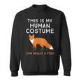 Das Ist Mein Menschen I'm Really A Fox Sweatshirt