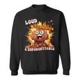 Diarrhea Poop Meme Loud Explosive & Unforgettable Sweatshirt