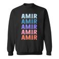 Divertido Regalo Nombre Amir Personalizado Primer Nombre Camisa de entrenamiento