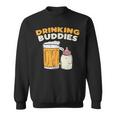 Drinkin Buddies Baby Bottle Son And Dad Matching Fathers Day Sweatshirt