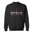 Düsseldorf Skyline Heartbeat Heart I Love Düsseldorfer Sweatshirt