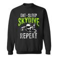 Eat Sleep Skydive Repeat Camisa de entrenamiento