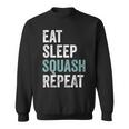 Eat Sleep Squash Repeat Squash Camisa de entrenamiento