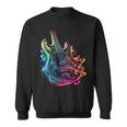 With Electric Guitar Sweatshirt