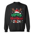 Family Christmas 2024 Santa Reindeer Matching Family Group Sweatshirt