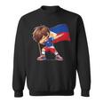 Filipino Dabbing Boy Philippines Flag Pinoy Boy Dab Sweatshirt