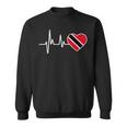 Flag Trinidad And Tobago Heartbeat Sweatshirt
