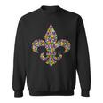 Fleur De Lis Mardi Gras Symbol Louisiana Carnival New Orlean Sweatshirt