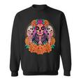 Fleurs De Crâne De La Catrina Dia De Los Muertos Sweater e