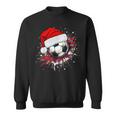 Football Santa Claus Christmas Xmas Sweatshirt