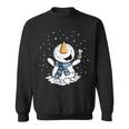 Froher Schneemann Im Schnee Winter Sweatshirt