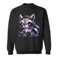 Angry Raccoon Gamerideo Games Lover Sweatshirt