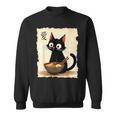 Cat Ramen Graphic Japanese Kawaii Anime Cat Sweatshirt