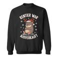 Christmas Hedgehog Reindeer Was Out Sold Out Sweatshirt