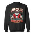 Jingle Beats Music Dj Santa Christmas Ugly Xmas Sweatshirt