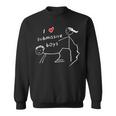 I Love Submissive Boys I Heart Submissive Boys Sweatshirt