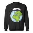 Lying Penguin Protection Earth Day Sweatshirt