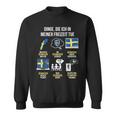 Saying Dinge Die Ich In Der Freizeit Tue Sweden Sweatshirt