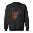 German Shepherd Graphic Pet Illustration Dog German Shepherd Sweatshirt