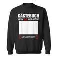 Guest Book 56Th Birthday Signatures Party Sweatshirt