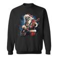 Hab Einen Rock & Roll Christmas Rock Santa Music Lovers Sweatshirt