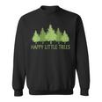 Happy Little Vintage Adorable Forest Outfits Trees Sweatshirt